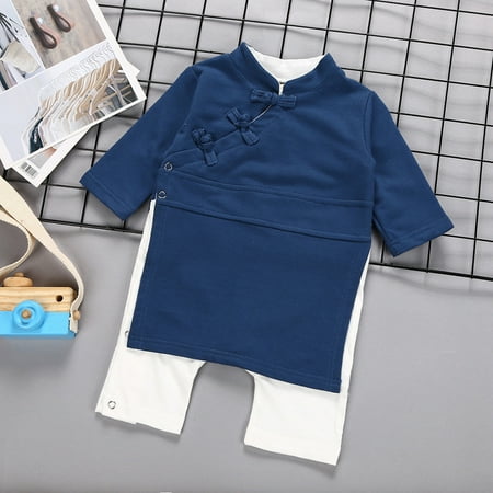 DAETIROS Exquisite Prevalent Solid Cute One-piece Funny Jumpsuit Newborn Baby Girls Boys (0-24M) Rompers Navy
DAETIROS Exquisite Prevalent Solid Cute One-piece Funny Jumpsuit Newborn Baby Girls Boys (0-24M) Rompers Navy