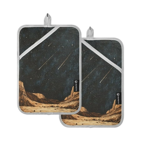 Meteor Square Insulation Pads 2 Piece Heat Resistant 338 Degrees F Oven Mitts for Kitchen Table BBQ Microwave and Other Cooking Occasions 
Meteor Square Insulation Pads 2 Piece Heat Resistant 338 Degrees F Oven Mitts for Kitchen Table BBQ Microwave and Other Cooking Occasions