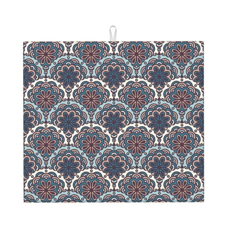 Kitchen Drying Mat Classical Ethnic Pattern (5) Tableware Absorbent Pad For Kitchen Countertop (16 X18 )
Kitchen Drying Mat Classical Ethnic Pattern (5) Tableware Absorbent Pad For Kitchen Countertop (16 X18 )