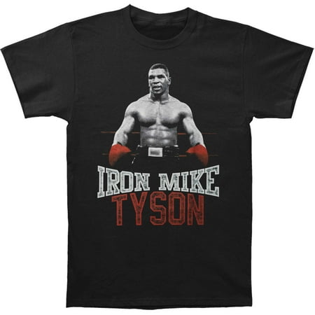Mike Tyson Men's Iron Mike Slim Fit T-shirt Black