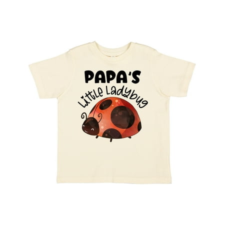 Inktastic Papa s Little Ladybug Gift Toddler Boy or Toddler Girl T-Shirt