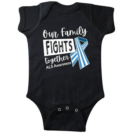Inktastic Our Family Fights Together ALS Awareness Gift Baby Boy or Baby Girl Bodysuit
Inktastic Our Family Fights Together ALS Awareness Gift Baby Boy or Baby Girl Bodysuit