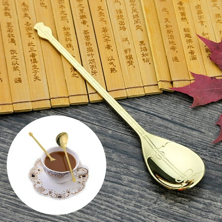 WEPRO Stainless Steel Coffee Spoon Musical Instrument Spoon Lute Spoon Ice Spoon Drink Mixing Spoon Color Spoon Handle Spoon Tableware Kitchen Gadgets
WEPRO Stainless Steel Coffee Spoon Musical Instrument Spoon Lute Spoon Ice Spoon Drink Mixing Spoon Color Spoon Handle Spoon Tableware Kitchen Gadgets