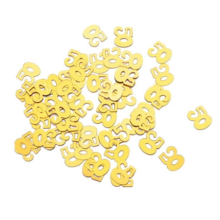 HOMEMAXS 1200pcs Number 50 Sequins Confetti Party Supplies Table Confetti Decoration for Birthday Anniversary (Golden)
HOMEMAXS 1200pcs Number 50 Sequins Confetti Party Supplies Table Confetti Decoration for Birthday Anniversary (Golden)