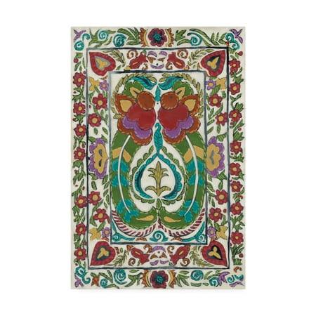 Trademark Fine Art 'Batik Embroidery III' Canvas Art by Chariklia Zarris