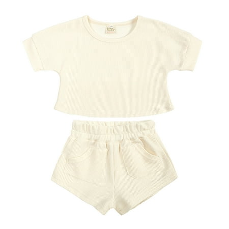 QYZEU Toddler Little Girl Clothes Name Brand Baby Girl Toddler Kids Boys Gilrs Sports Short Sleeves Top Shorts 2Pcs Outfit Set Clothes
QYZEU Toddler Little Girl Clothes Name Brand Baby Girl Toddler Kids Boys Gilrs Sports Short Sleeves Top Shorts 2Pcs Outfit Set Clothes