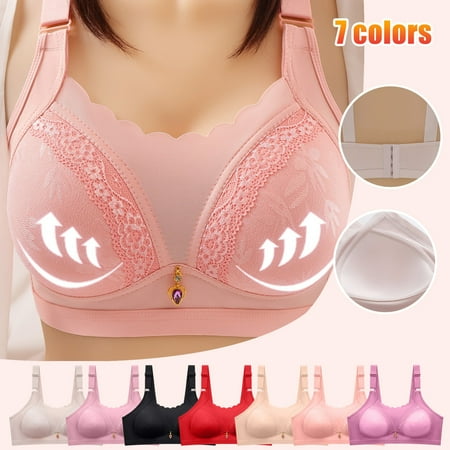 VBVC Womens Plus Size Bras Lace Sexy Comfortable Breathable Anti-Exhaust Non-Wired Bra
VBVC Womens Plus Size Bras Lace Sexy Comfortable Breathable Anti-Exhaust Non-Wired Bra