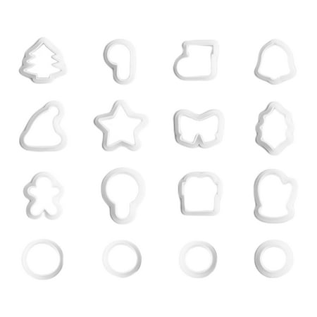 Sardfxul 16 Pieces Cookie Cutters Household Cake Decoration Creative Ring Christmas Theme Gingerbread Men Trees Cake Decoration
Sardfxul 16 Pieces Cookie Cutters Household Cake Decoration Creative Ring Christmas Theme Gingerbread Men Trees Cake Decoration