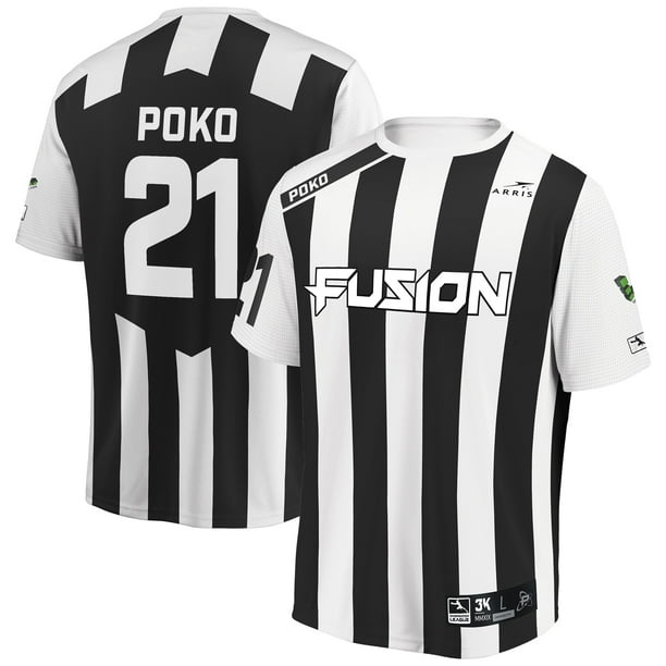 Poko Philadelphia Fusion INTO THE AM 2019 Overwatch League Limited Edition Authentic Third Jersey - Black/White