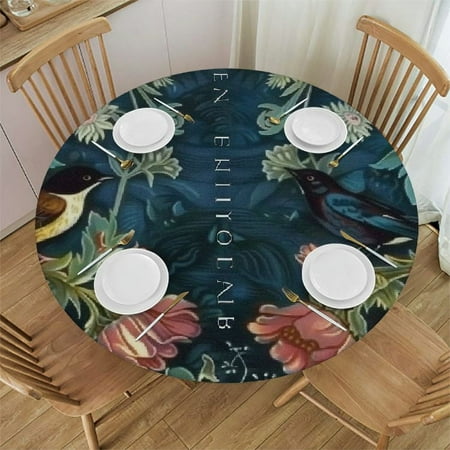 SHERONV Birds Flowers Round Table Cover Stain Resistant Washable Indoor Outdoor Tablecloth Kitchen Dining Wedding Parties Waterproof Fabric 100% Polyester 31-35
SHERONV Birds Flowers Round Table Cover Stain Resistant Washable Indoor Outdoor Tablecloth Kitchen Dining Wedding Parties Waterproof Fabric 100% Polyester 31-35