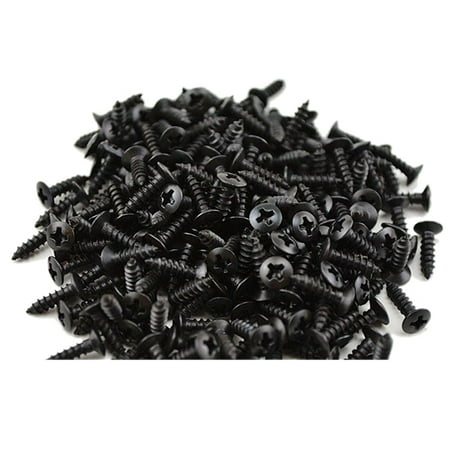 100pcs Black Guitar Pickguard Screws For Strat/Tele Electric Guitar