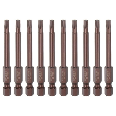Uxcell T20 Magnetic Security Torx Screwdriver Bit 1/4 Hex Shank 3 Length Red 10 Pack
Uxcell T20 Magnetic Security Torx Screwdriver Bit 1/4 Hex Shank 3 Length Red 10 Pack