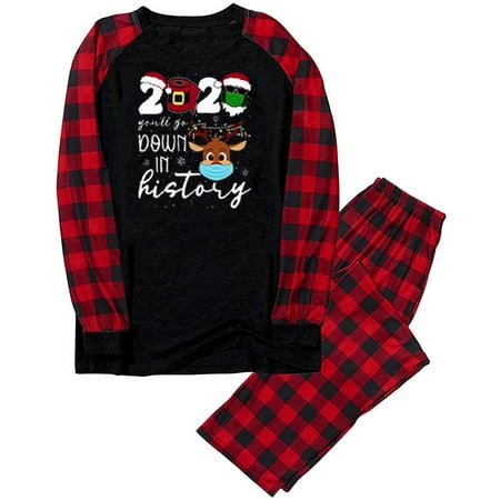 Christmas Family Pajamas Matching Sets Classic Plaid Xmas Elk Letter Printed Sleepwear for Couple and Kids Baby
Christmas Family Pajamas Matching Sets Classic Plaid Xmas Elk Letter Printed Sleepwear for Couple and Kids Baby