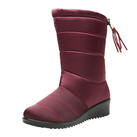 Women Snow Sneakers Boots Shoes Outdoor Anti-Slip Waterproof Booties Winter Warming 35
Women Snow Sneakers Boots Shoes Outdoor Anti-Slip Waterproof Booties Winter Warming 35