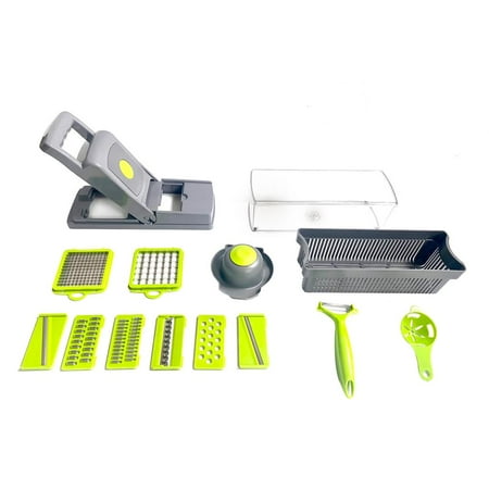 ABS Food Cutter with 8 Stainless Steel Blades Effortless Vegetable Slicer Multifunctional Fruit Chopper with Automatic Cleaning Function for Kitchen Cooking Dinner
ABS Food Cutter with 8 Stainless Steel Blades Effortless Vegetable Slicer Multifunctional Fruit Chopper with Automatic Cleaning Function for Kitchen Cooking Dinner