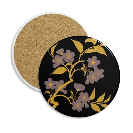 Painting Japanese Culture Black Flower Coaster Cup Mug Tabletop Protection Absorbent Stone
Painting Japanese Culture Black Flower Coaster Cup Mug Tabletop Protection Absorbent Stone