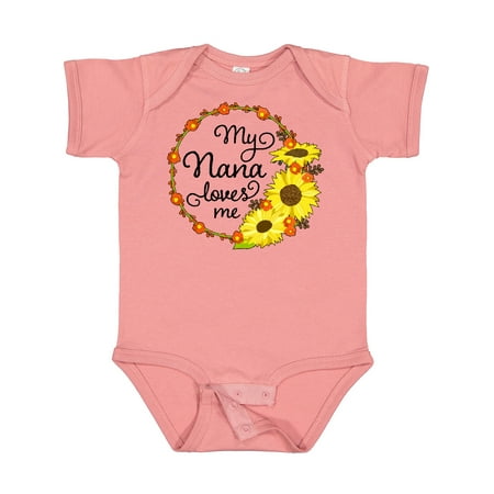 Inktastic My Nana Loves Me with Sunflower Wreath Gift Baby Boy or Baby Girl Bodysuit
Inktastic My Nana Loves Me with Sunflower Wreath Gift Baby Boy or Baby Girl Bodysuit
