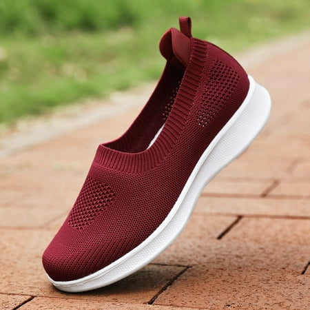 Lacyhop Women Sneakers Flat Loafers Trainers Slip On Casual Shoes Lightweight Breathable Red Size 10
Lacyhop Women Sneakers Flat Loafers Trainers Slip On Casual Shoes Lightweight Breathable Red Size 10