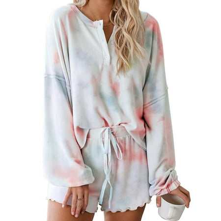 Azhf New Arrivals Home Shorts Sleepwear Long Sleeve Tops Loungewear Women Pajamas Set Casual Night
Azhf New Arrivals Home Shorts Sleepwear Long Sleeve Tops Loungewear Women Pajamas Set Casual Night