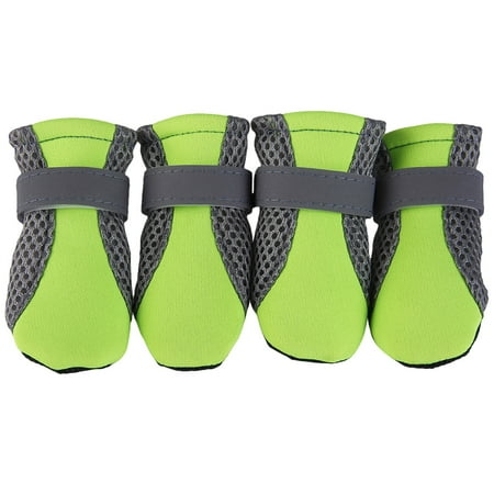 Smrinog 4Pcs Pet Shoes Breathable Dog Leisure Walking Shoes with Fastening Straps and Rugged Anti-Slip Sole Perfect for Small Medium Large Dog (Green XL)
Smrinog 4Pcs Pet Shoes Breathable Dog Leisure Walking Shoes with Fastening Straps and Rugged Anti-Slip Sole Perfect for Small Medium Large Dog (Green XL)