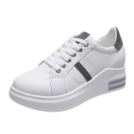 Follure Girl women s casual shoes Women Ladies Fashion Retro Wedge Heel Platform Casual Shoes White Shoes White 37
Follure Girl women s casual shoes Women Ladies Fashion Retro Wedge Heel Platform Casual Shoes White Shoes White 37