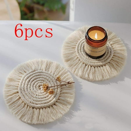RnemiTe-amo Deals!Kitchen Supplies Kitchen Appliances Round Woven Non-slip Handmade Bohemian Style Placemat 6PCS
RnemiTe-amo Deals!Kitchen Supplies Kitchen Appliances Round Woven Non-slip Handmade Bohemian Style Placemat 6PCS