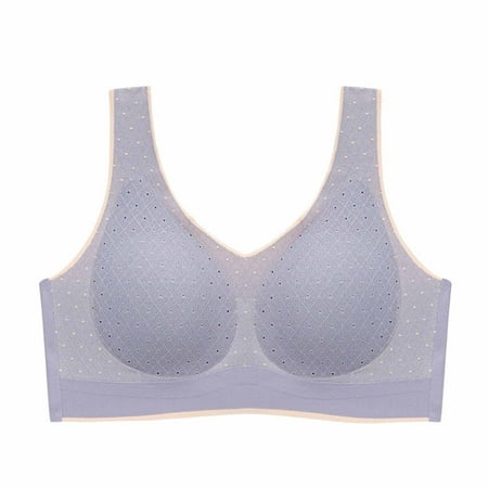 MaFYtyTPR Full Figure Sports Bras Plus Size Women s Seamless Latex Sports Bra Comfortable Breathable Base Top Underwear
MaFYtyTPR Full Figure Sports Bras Plus Size Women s Seamless Latex Sports Bra Comfortable Breathable Base Top Underwear