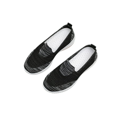 Frontwalk Womens Sneakers Hollow Out Walking Shoe Slip On Shoes Running Breathable Comfort Loafers Ladies Mesh Black 1# 6.5
Frontwalk Womens Sneakers Hollow Out Walking Shoe Slip On Shoes Running Breathable Comfort Loafers Ladies Mesh Black 1# 6.5