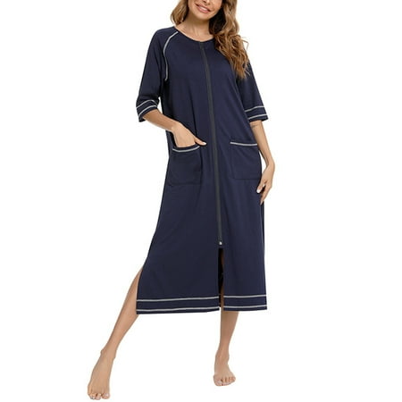 Glonme Women Leopard Print Casual Bathrobes Cardigan Travel Nightdress Zip-up Home Nightwear Homedress
Glonme Women Leopard Print Casual Bathrobes Cardigan Travel Nightdress Zip-up Home Nightwear Homedress