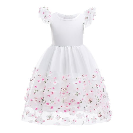 ANYSENSETZH Kids Flower Girls Princess Dresses Short Sleeve Tutu Party Evening Birthday Ball Gown Dress
ANYSENSETZH Kids Flower Girls Princess Dresses Short Sleeve Tutu Party Evening Birthday Ball Gown Dress