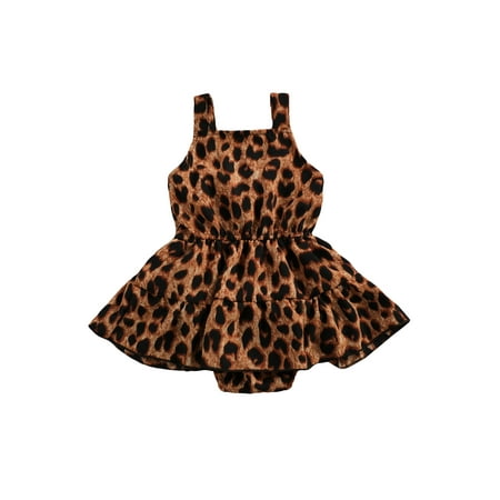 EYIIYE Baby Girls Suspender Jumpsuits Leopard Bow Skirt Hem Triangle Romper 0-18 Months
EYIIYE Baby Girls Suspender Jumpsuits Leopard Bow Skirt Hem Triangle Romper 0-18 Months