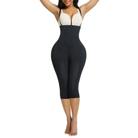 Reta Full Body Shaper With Open Crotch Smooth Silhouette Shapewear