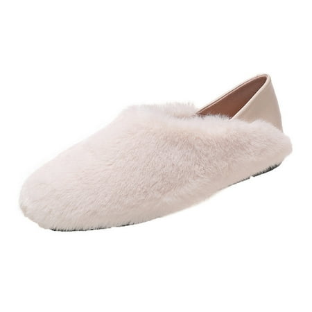 Fuzzy Slippers Plush Shoes Women S Autumn and Winter Comfort Plus Velvet Warm Cotton Shoes Home Flat Lazy Drag
Fuzzy Slippers Plush Shoes Women S Autumn and Winter Comfort Plus Velvet Warm Cotton Shoes Home Flat Lazy Drag