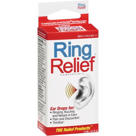 Ring Relief Homeopathic Ear Drops 0.50 oz - Walmart.com
