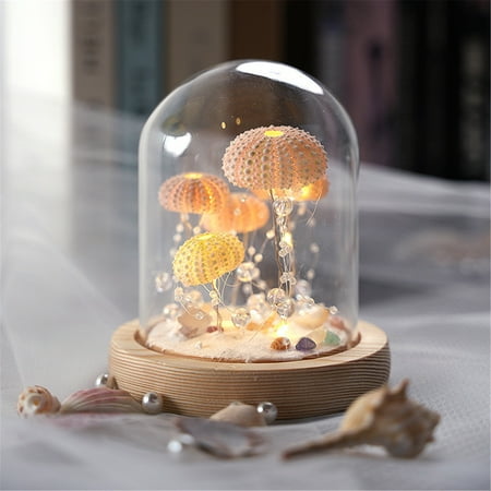 CozyQx Home Decor Living Room Handmade Sea Night Light Diy Lamp Material Night Lamp in Glass Dome with Led Bedroom Living Room Dcor
CozyQx Home Decor Living Room Handmade Sea Night Light Diy Lamp Material Night Lamp in Glass Dome with Led Bedroom Living Room Dcor
