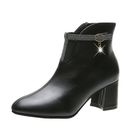 Entyinea Boots for Women Elastic Platform Lug Sole Slip on Wedge Ankle Booties Black 37
Entyinea Boots for Women Elastic Platform Lug Sole Slip on Wedge Ankle Booties Black 37