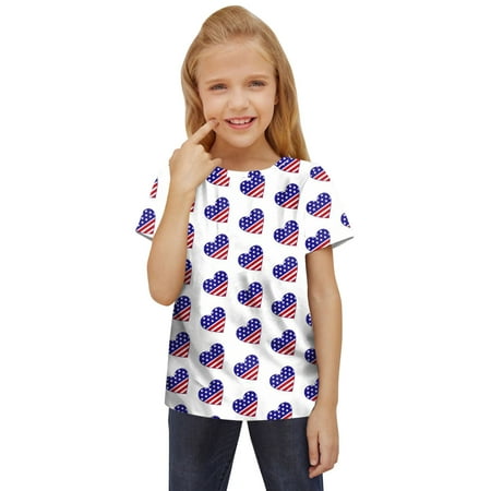 Kids Toddler T-Shirts Children Unisex Spring Summer Active Fashion Daily Indoor Outdoor Printed Short Sleeve Tops American Independence Day Tshirt Clothing
Kids Toddler T-Shirts Children Unisex Spring Summer Active Fashion Daily Indoor Outdoor Printed Short Sleeve Tops American Independence Day Tshirt Clothing
