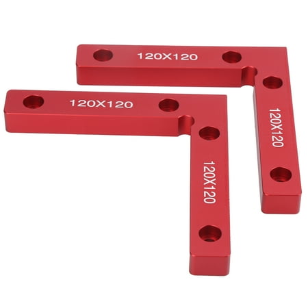 LHCER Right Angle Clamp Right Angle Clip 2Pcs Right Angle Clamp Aluminum Alloy 90 Degree L‑Shaped Auxiliary Fixture 120x120mm
LHCER Right Angle Clamp Right Angle Clip 2Pcs Right Angle Clamp Aluminum Alloy 90 Degree L‑Shaped Auxiliary Fixture 120x120mm