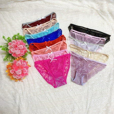 YIWEI Women Lace Ice Silk Panties Knickers Lingerie Gstring Thong Underwear Briefs Lace 2XL
YIWEI Women Lace Ice Silk Panties Knickers Lingerie Gstring Thong Underwear Briefs Lace 2XL