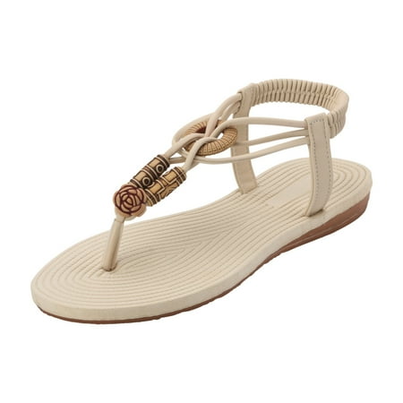 New Lightweight Platform Sandals Women s Flat Soles With Beaded Elastic Bands Fashion Beach Women s Shoes Womens Sandals
New Lightweight Platform Sandals Women s Flat Soles With Beaded Elastic Bands Fashion Beach Women s Shoes Womens Sandals