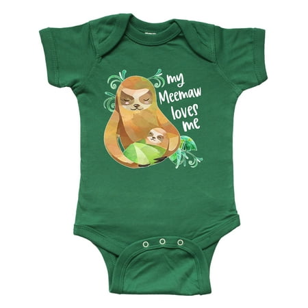 Inktastic My Meemaw Loves Me Cute Sloth and Baby Gift Baby Boy or Baby Girl Bodysuit
Inktastic My Meemaw Loves Me Cute Sloth and Baby Gift Baby Boy or Baby Girl Bodysuit