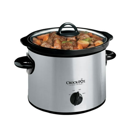 1 PC-Crock-Pot SCR300-SS Manual Slow Cooker Silver 3.0 Quart