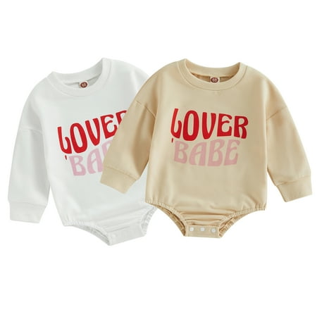 Ma&Baby Baby Valentine s Day Bodysuit Newborn Boys Girls Long Sleeve Love Letter Print Jumpsuit Rompers
Ma&Baby Baby Valentine s Day Bodysuit Newborn Boys Girls Long Sleeve Love Letter Print Jumpsuit Rompers