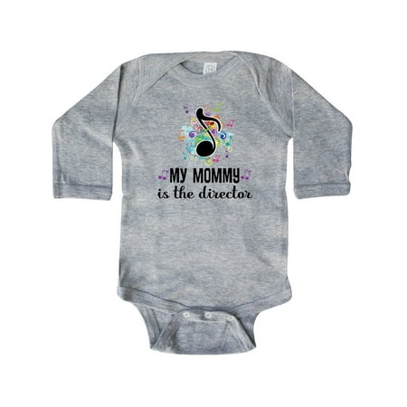 Inktastic Band Director Mom Gift Baby Boy or Baby Girl Long Sleeve Bodysuit