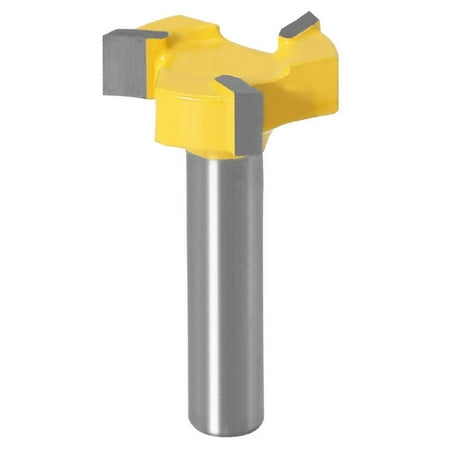 Groove Router Bit 3 Teeth Adjustable T-Shape Woodworking Milling Cutter