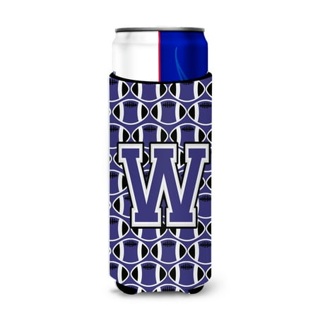 Carolines Treasures CJ1068-WMUK Letter W Football Purple and White Ultra Beverage Insulators for slim cans Slim Can
Carolines Treasures CJ1068-WMUK Letter W Football Purple and White Ultra Beverage Insulators for slim cans Slim Can