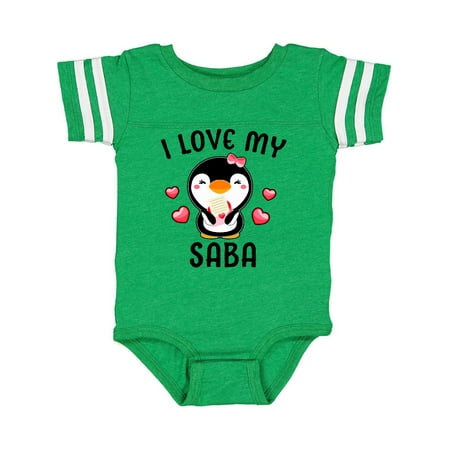 Inktastic I Love My Saba with Cute Penguin and Hearts Gift Baby Girl Bodysuit
Inktastic I Love My Saba with Cute Penguin and Hearts Gift Baby Girl Bodysuit