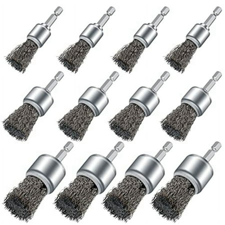 12PCS Wire Brush Wheel for Drill Wire Wheel Cup Brushes for Drill Paint Surface Rust Removal and Small Spaces
12PCS Wire Brush Wheel for Drill Wire Wheel Cup Brushes for Drill Paint Surface Rust Removal and Small Spaces