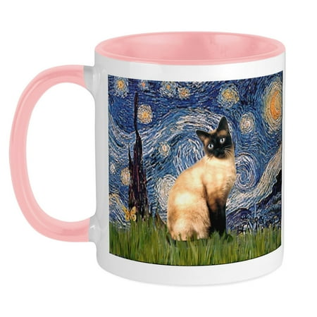 CafePress - Starry Night Siamese Mug - Ceramic Coffee Tea Novelty Mug Cup 11 oz
CafePress - Starry Night Siamese Mug - Ceramic Coffee Tea Novelty Mug Cup 11 oz