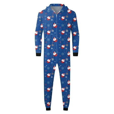 Youmylove Christmas Family Pajamas Men Xmas Sets Blue Prints Hooded Zipper Jumpsuit Outfit Parent Child Sleepwear Set
Youmylove Christmas Family Pajamas Men Xmas Sets Blue Prints Hooded Zipper Jumpsuit Outfit Parent Child Sleepwear Set